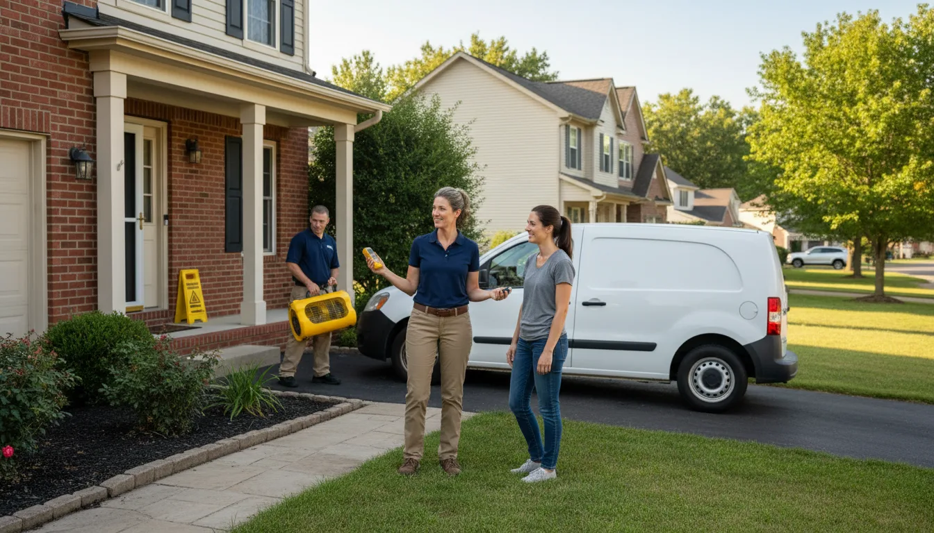 Water restoration image for Dehumidification And Cleanup Services in High Island, TX